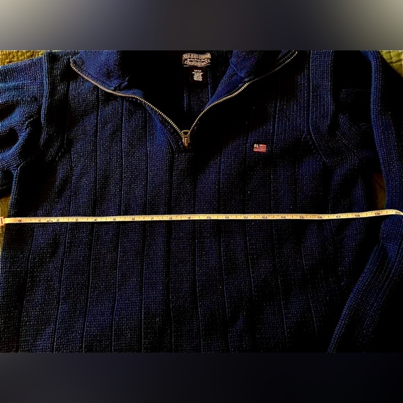 Vtg Polo Jeans Ralph Lauren Men’s 1/4 Zip Sweater Size M - Picture 4 of 7